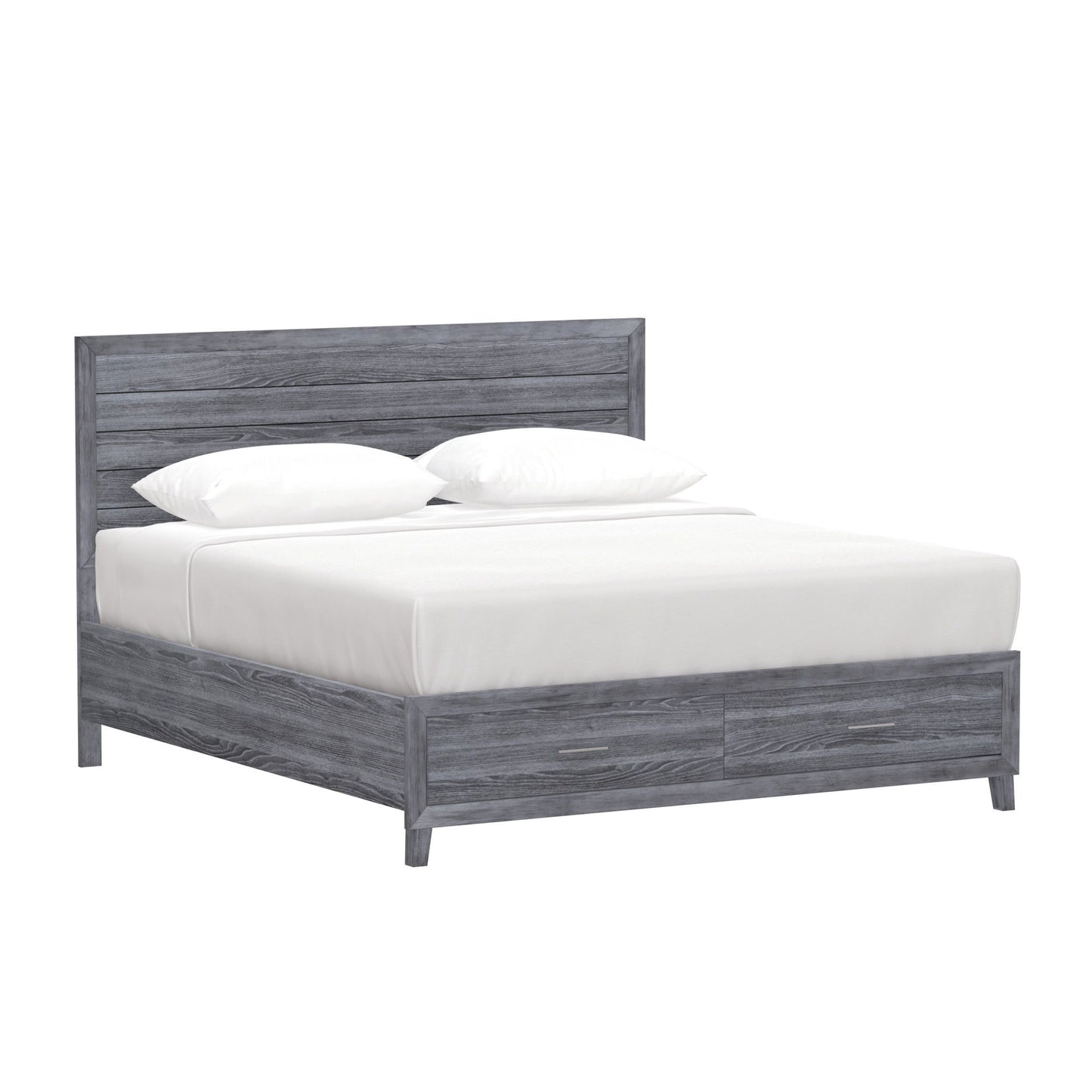 Rappa - Queen Storage Bed - Warm Gray