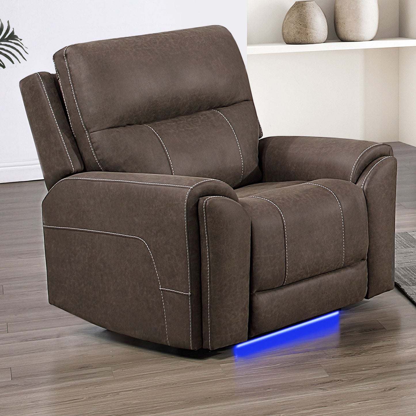 Gaia - Auto Glider Recliner With Power Headrest & Footrest