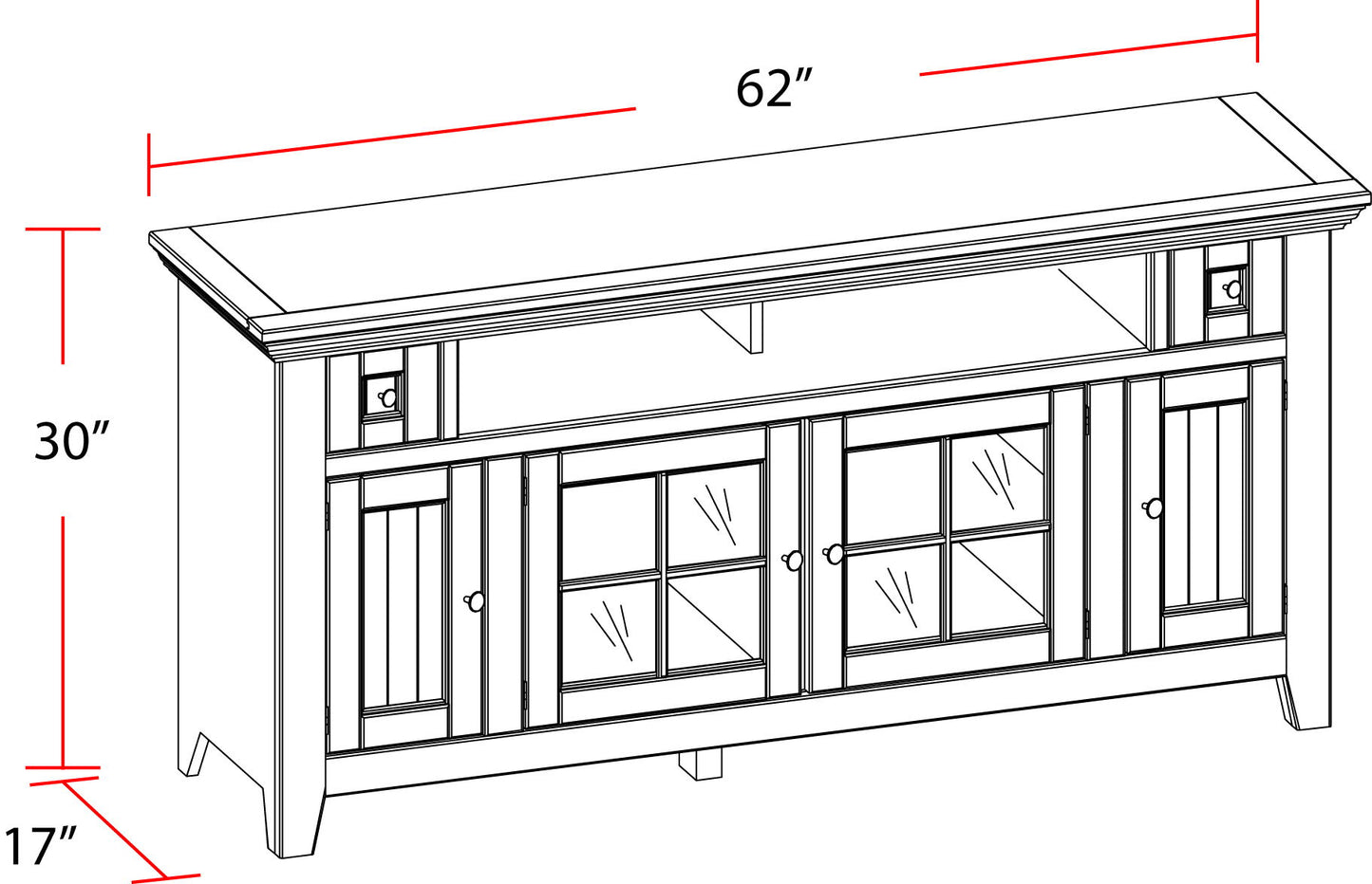 Tidewater - TV Console