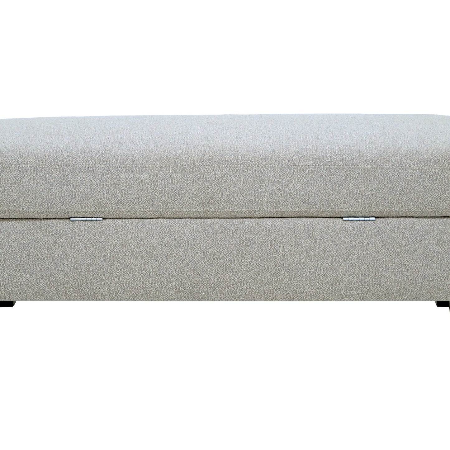 Dawson - Storage Ottoman - Pebble Gray