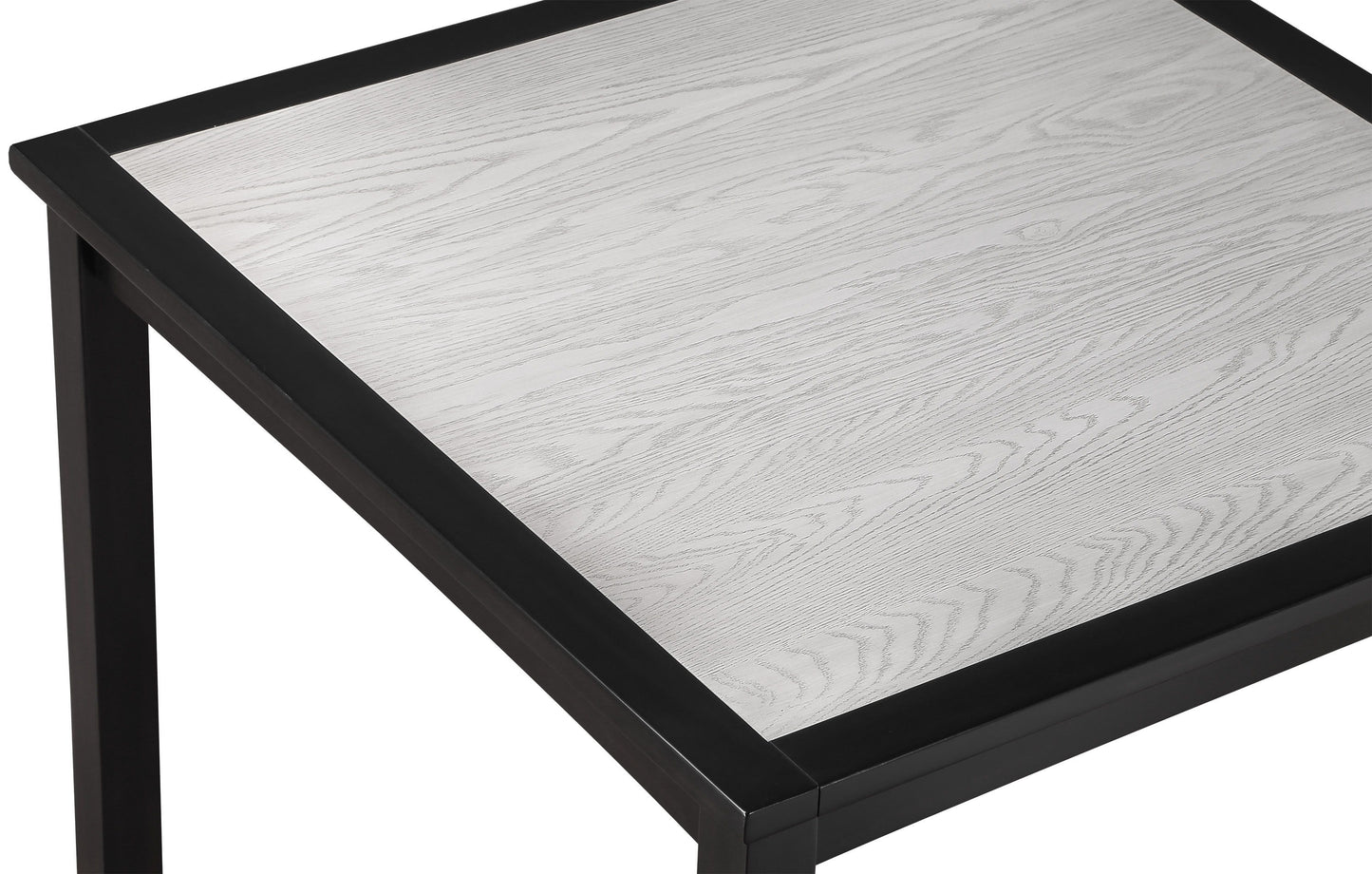 Salvador - 5 Piece Counter Height Set - Charcoal / White