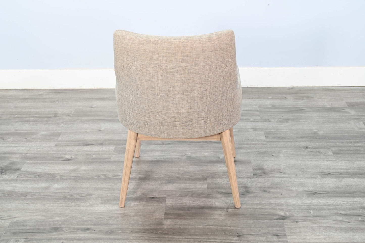 Olivia - Lowback Cushioned Gray Dining Chair (Set of 2) - Wheat