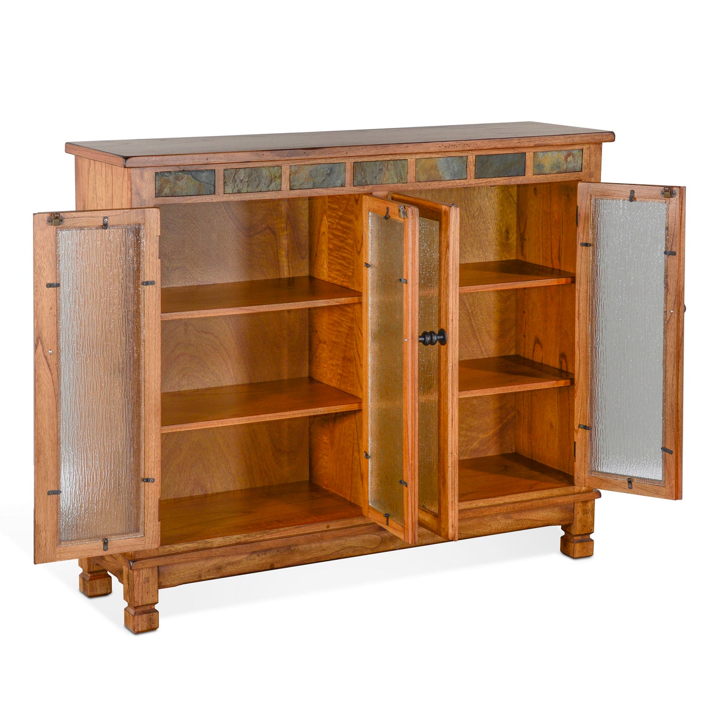 Sedona - Adjustable Shelf Wood Bookcase - Rustic Oak