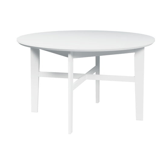 Midland - 32" Coffee Table With Solid Wood Legs - White