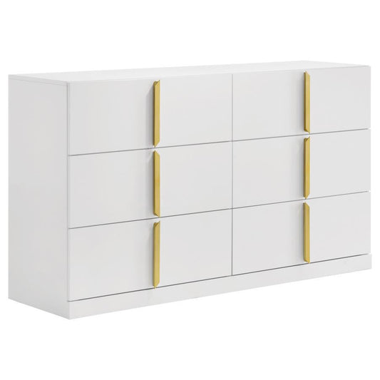 Ines - 6-Drawer Bedroom Dresser Cabinet