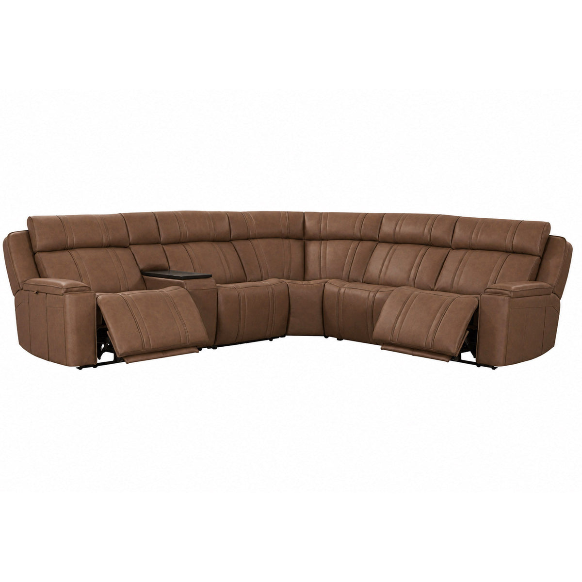 Sausalito - 6 Piece Modular Zero Gravity Power Reclining Sectional With Power Adjustable Headrests