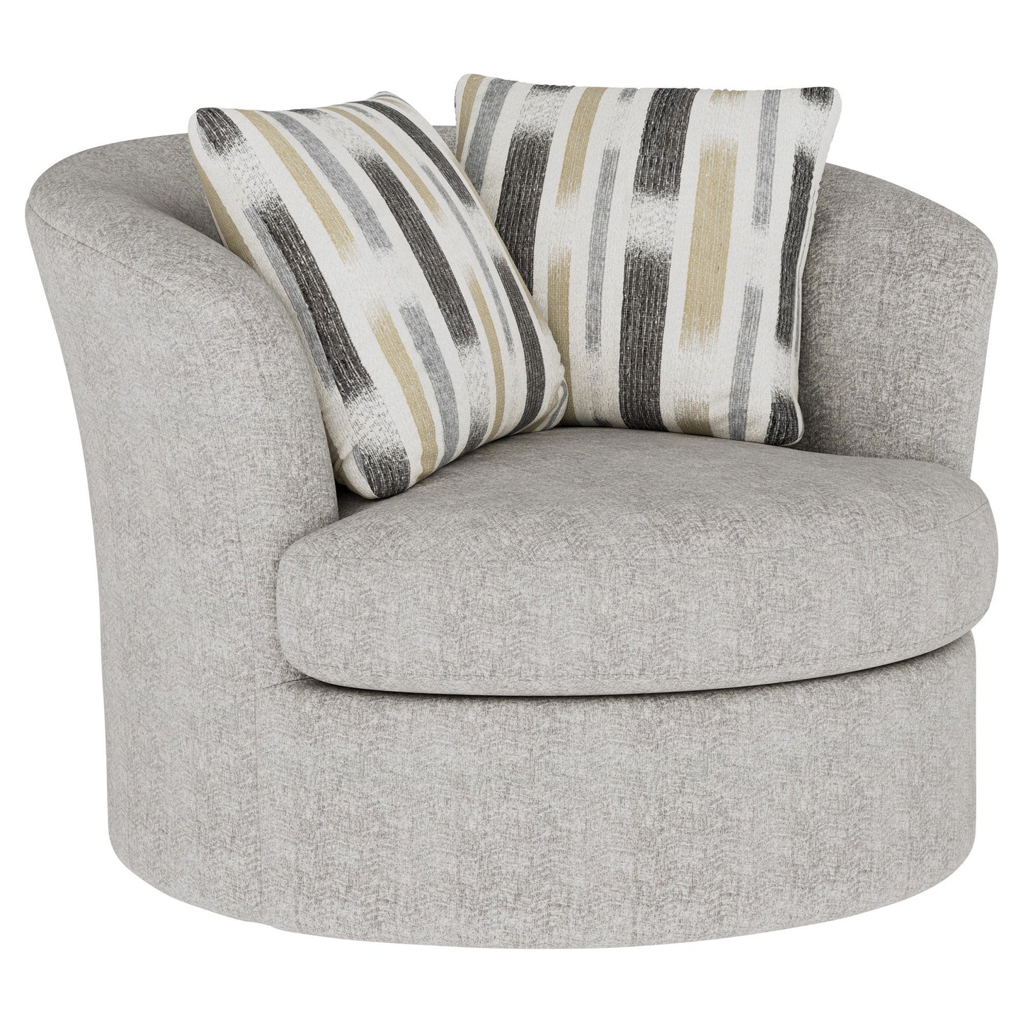 Myles - Swivel Chair - Overcast