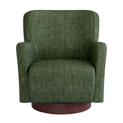 Clara - Accent Chair With Swivel - Fern Moss