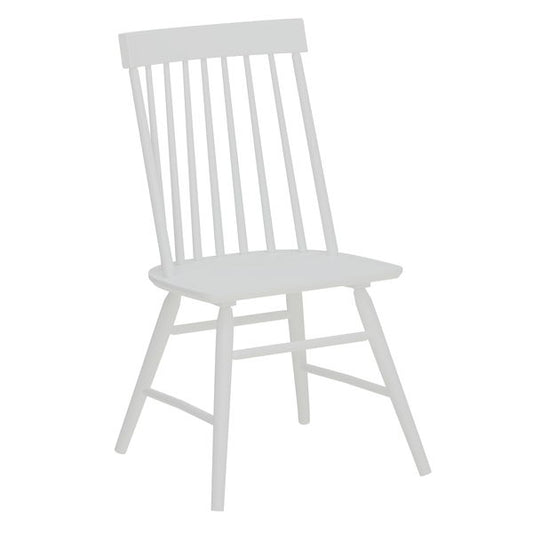 Midland - Dining Chair With Solid Wood Construction - White