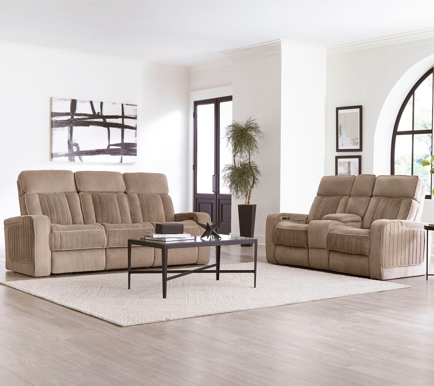 Equinox - Power Console Loveseat