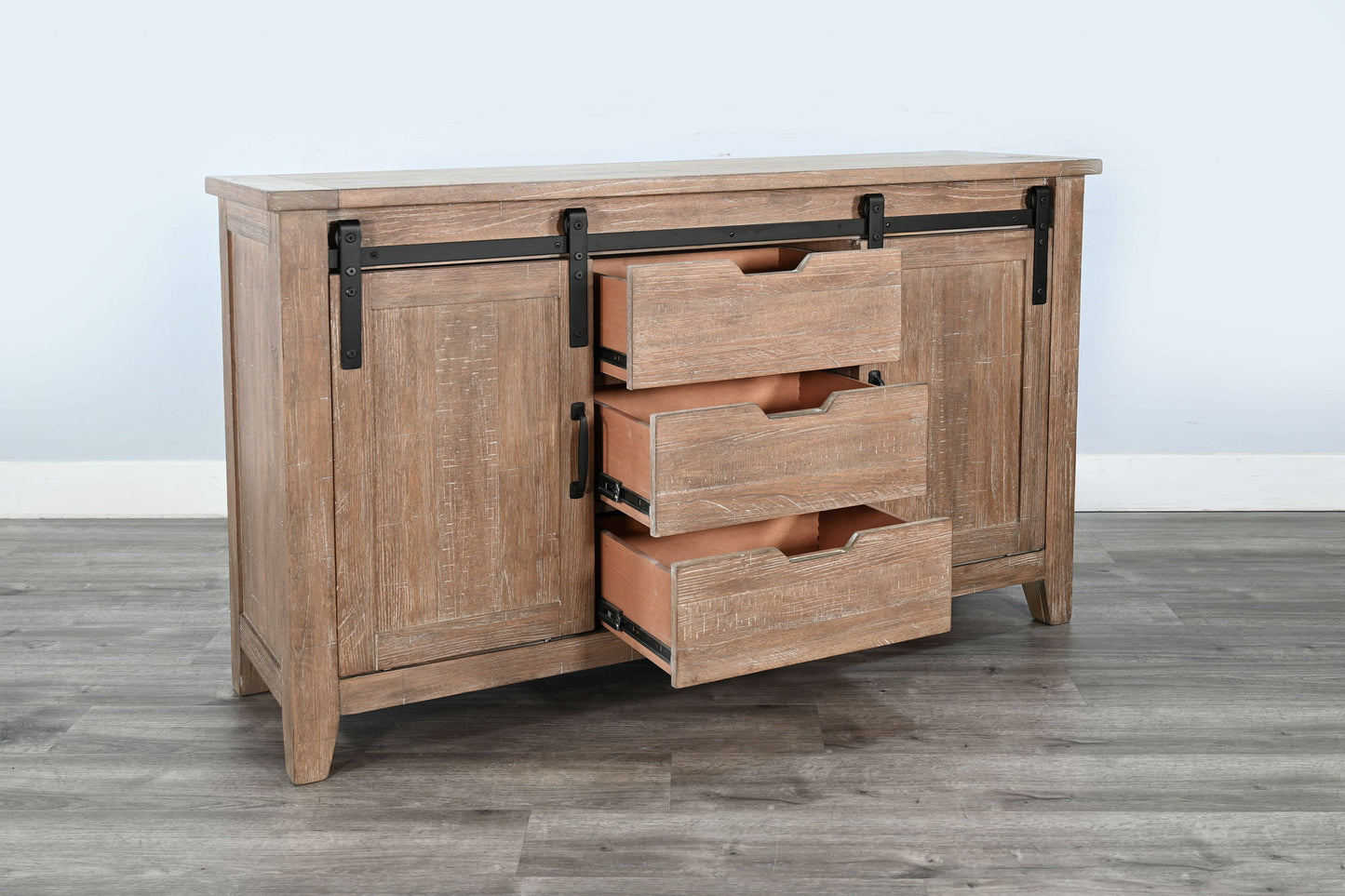 Sierra - Sliding Door Sideboard - Amber