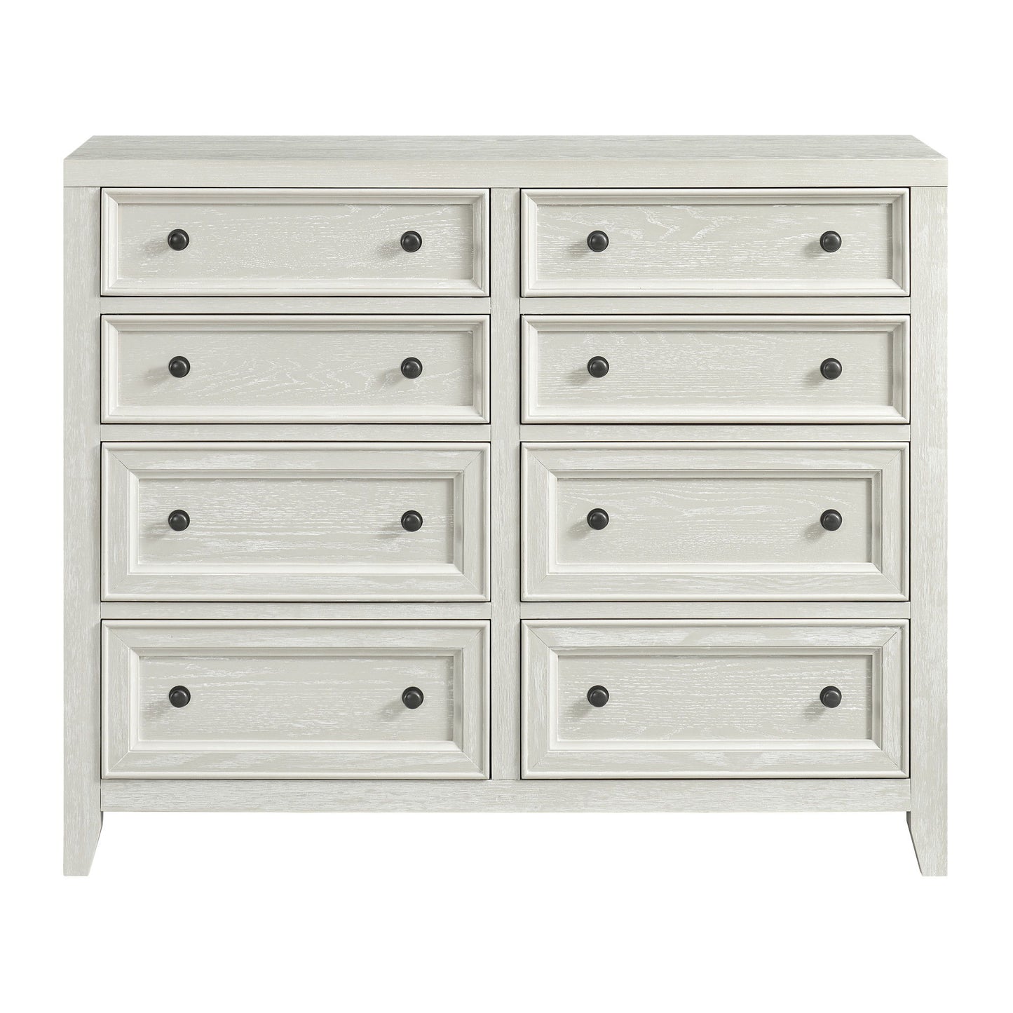 Woodinville - 8-Drawer Dresser With Dovetail Joinery, Felt And Cedar-Lined Drawers - Gypsum Whitewash