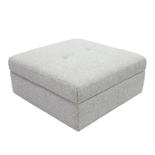 Julianna - Storage Ottoman - Crisp Taupe