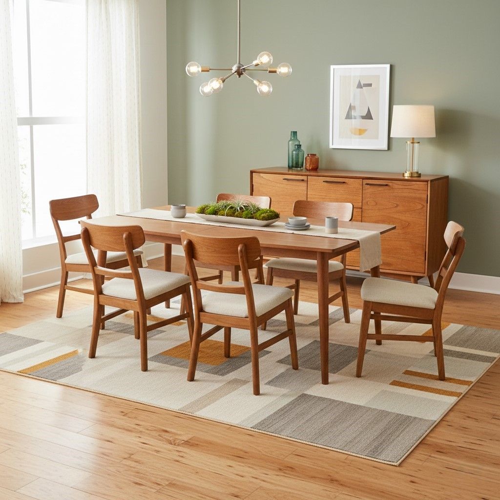 American Modern - Wood Sideboard Buffet - Cinnamon