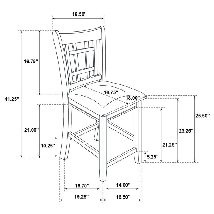 5 PC COUNTER HEIGHT DINING SET